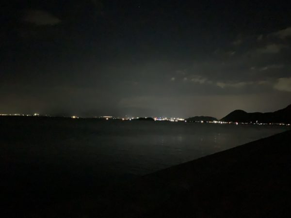 沼津 堤防 夜景